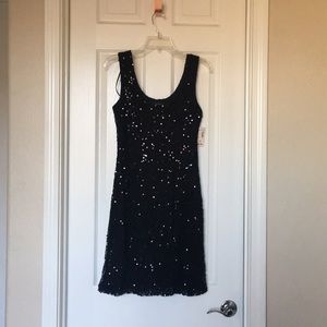 Dressbarn | Black Sequin LBD NWT